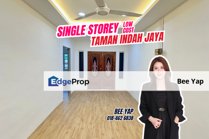 Kluang, Taman Indah Jaya, Kampung Tengah, Batu 3, Rumah Murah 1 Tingkat Untuk Dijual, Single Storey For Sale, Johor, Kluang