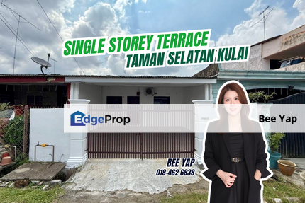 Taman Selatan Kulai Indahpura Single Storey House For Sale Rumah Setingkat untuk Dijual Full Loan Renovated, Johor, Kulai