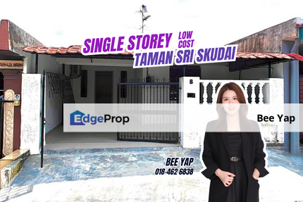Taman Sri Skudai JB Town Impian Emas Tun Aminah Sutera, Single Storey Low Cost House For Sale, Rumah Setingkat untuk Dijual, Johor, Skudai