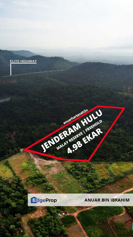 Tanah 5 ekar Berstatus Bangunan, Kampung Jenderam Hulu, Dengkil, Sepang, Selangor Untuk diJual., Selangor, Dengkil