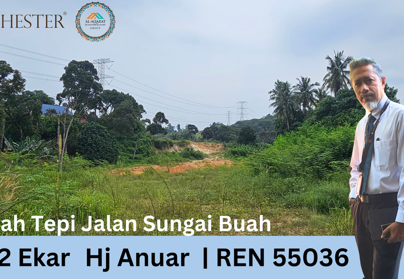 Tanah Tepi Jalan 1.92 ekar Sungai Buah, Dengkil, Selangor Untuk di Jual.