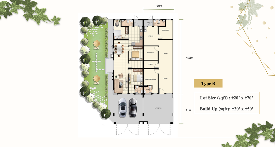 Taman Perda Permai, Teres 1 Tingkat, Projek Perumahan Baru di Tasek Gelugor, Penang, Tasek Gelugor