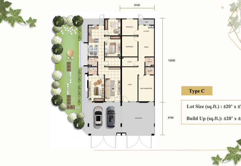 Taman Perda Permai, Teres 1 Tingkat, Projek Perumahan Baru di Tasek Gelugor