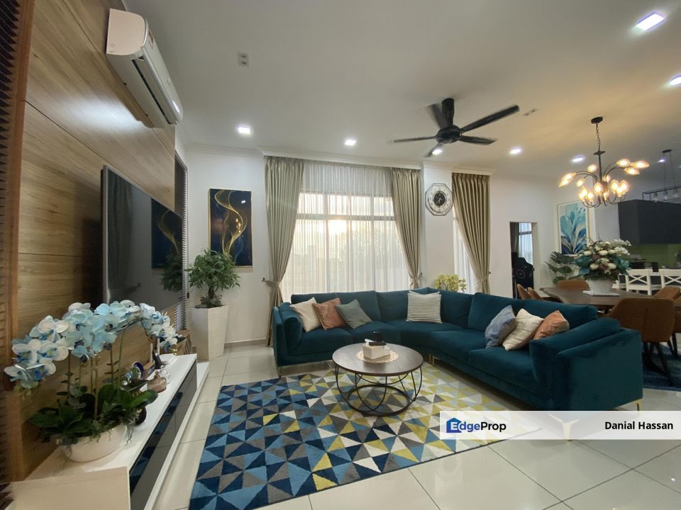 Fully Renovated End Lot 2 Storey Semi-D House Avenham Garden Eco Grandeur Puncak Alam, Selangor, Bandar Puncak Alam