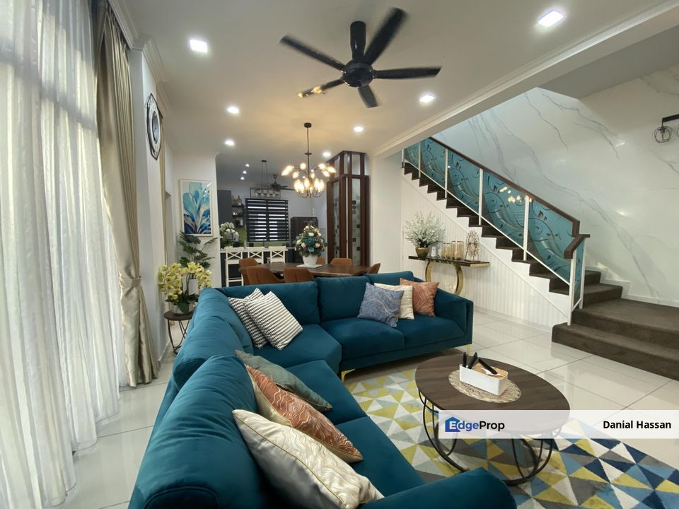 Fully Renovated End Lot 2 Storey Semi-D House Avenham Garden Eco Grandeur Puncak Alam, Selangor, Bandar Puncak Alam