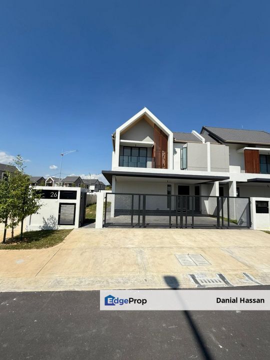 Facing Open Partly Furnished New Semi-D House Aqila Serenia City Sepang, Selangor, Sepang