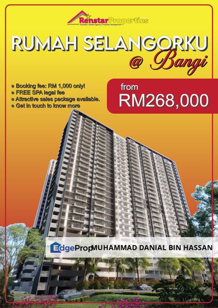 New Affordable Spacious Condominium Bangi Avenue, Selangor, Bangi