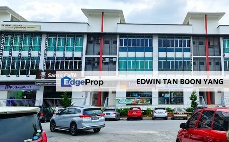 3 Storey End Shop Lot 25x75 Freehold Taman Puchong Utama PU7, Selangor, Puchong