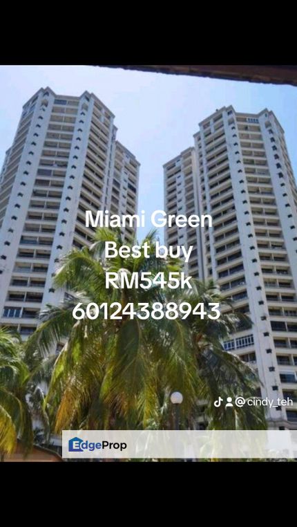 Best buy Miami Green seaview unit, Penang, Batu Ferringhi