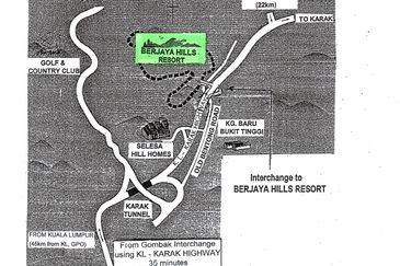 Villas @Berjaya Hills  Resort corner bungalow lot