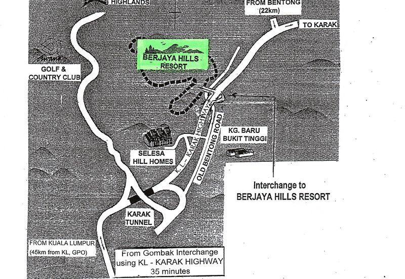 Villas @Berjaya Hills  Resort corner bungalow lot