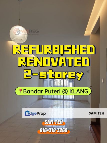 Renovated & Refurbished 2-sty House For Sale | Bandar Puteri Klang, Klang, Selangor, Selangor, Klang