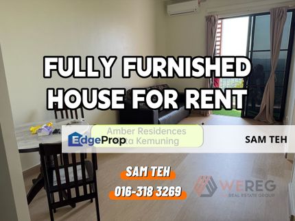 Fully Furnished House For Rent | Amber Residence @ twentyfive.7, Kota Kemuning, Selangor, Kota Kemuning