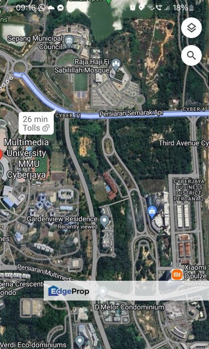 9 Acres Commercial  Land  - Cyberjaya Near MMU, Selangor, Cyberjaya