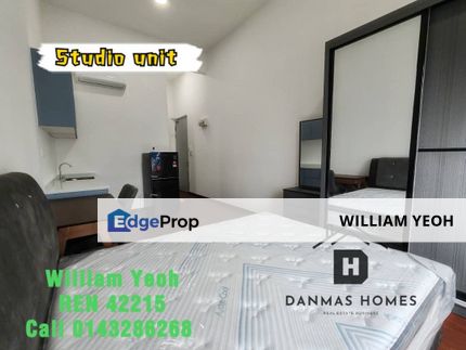 Gaya Resort Homes Studio unit Fully furnished for rent with CAR PARK together, Selangor, Shah Alam