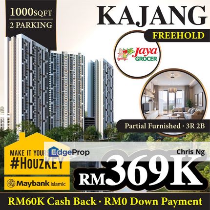 Kajang Last Freehold Condo‼️0 downpayment with RM40k cashback🔥, Selangor, Kajang