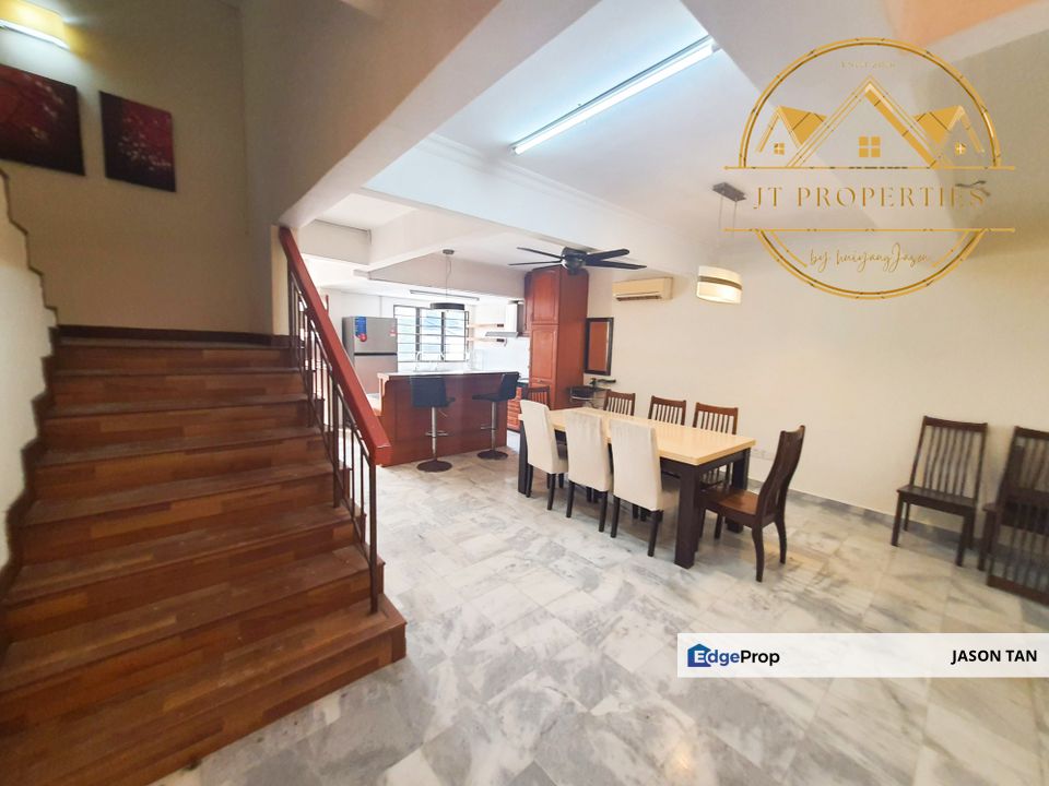 Bandar Baru Sri Petaling, Zone K, KL @ 2.5 Storey Landed House For Rent [ PARTFURNISH 🌈 22X75 WET&DRYKITCHEN GATEDGUARDED ], Kuala Lumpur, KL City