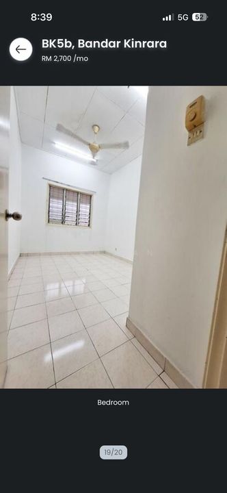 BK5 Bandar Kinrara Puchong selangor house to rent RM2700, Selangor, Bandar Kinrara Puchong