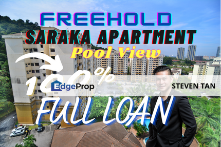 100% Full Loan ! Saraka Apartment  Taman Wawasan  Pusat Bandar Puchong, Selangor, Puchong