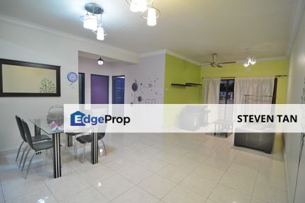 Villamas Apartment Puchong Middle Floor For Sale Below Market Value Fully Furnished, Selangor, Puchong