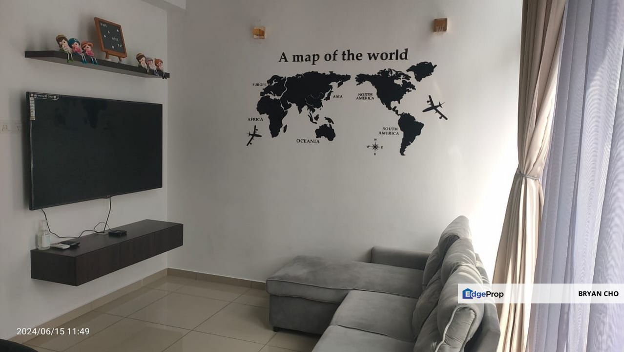 I-Suite Shah Alam selangor for sale 837 sf fully furnished fully renovated 100% Loan below market, Selangor, Shah Alam