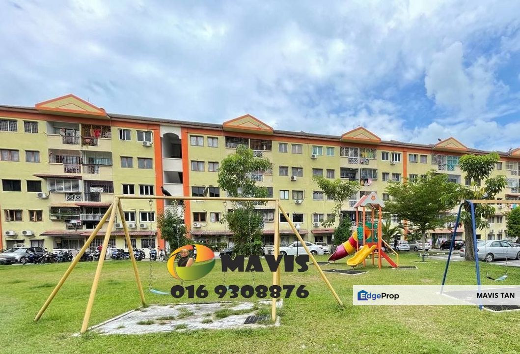 1ST FLOOR ~ 100% LOAN💯BEST DEAL💯 SRI ANGGERIK 1 Apartment Bandar Puchong Jaya Nr IOI MALL, Selangor, Puchong