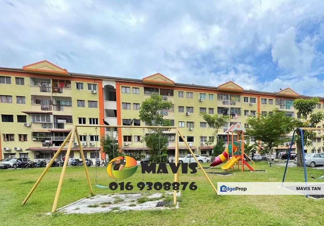 💖 1ST FLOOR 💖0% DOWN PAYMENT💖 FreeHold with Title - SRI Anggerik APARTMENT, Selangor, Puchong