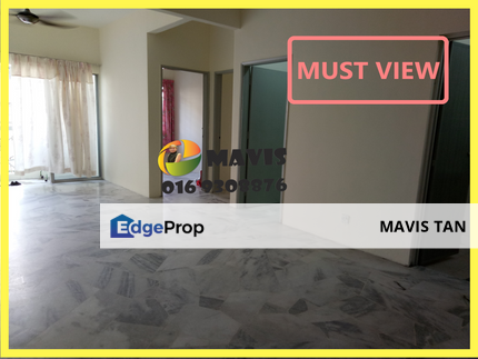 💖 1ST FLOOR 💖0% DOWN PAYMENT💖 FreeHold with Title - SRI Anggerik APARTMENT, Selangor, Puchong