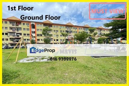 GROUND FLOOR + 3 AIR CON💗GOOD LOCATION💗 Sri Anggerik 1 Apartment @ Bandar Puchong Jaya NR Sunway, Selangor, Puchong