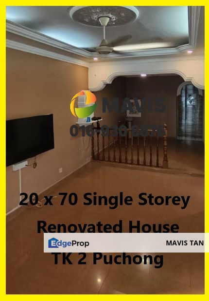 NEW RENOVATED HOUSE ~ SINGLE STOREY TK2 Taman Kinrara, Selangor, Puchong