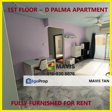 💗1st Floor + FULLY FURNIURE + NEW PAINT +  💗 D'Palma Apartment @ Taman Wawasan Puchong Nr Bandar Puteri, Selangor, Puchong