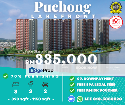 Puchong Condo, Lake View, New Launch, Rumah Mampu Milik, Selangor, Puchong