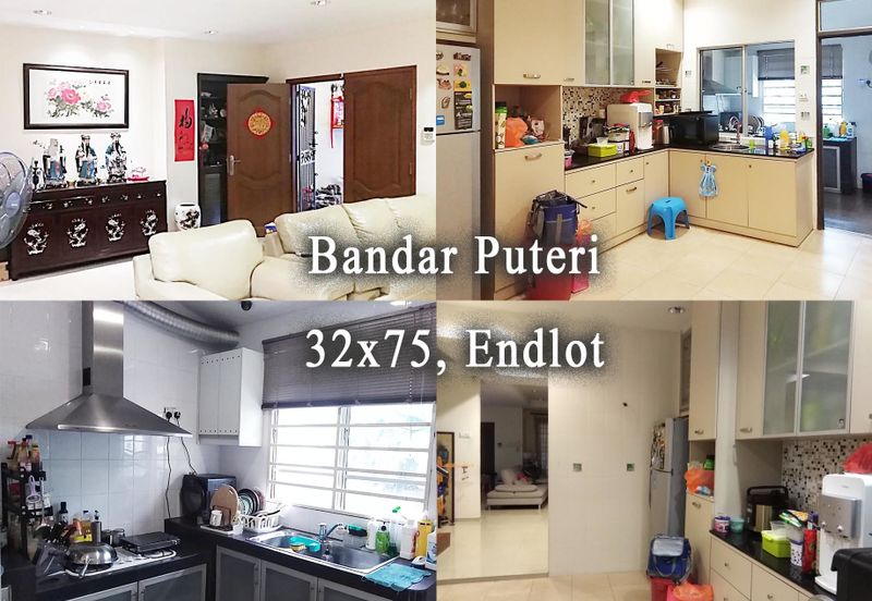 🔥🔥 Bandar puteri Puchong 10 EndlotⓂ️ 2STOREY  32x75 for Sale rm1.5million