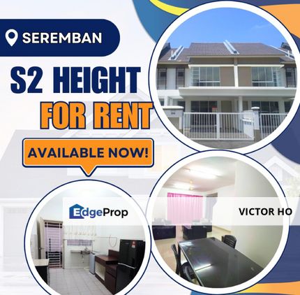 S2 Heights Seremban 2, Double Storey Landed House, Negeri Sembilan, Seremban