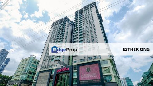 Freehold spacious condo 1238sf 2carpark City view Near Publika and shops, SOLARIS DUTAMAS CONDOMINIUM, JALAN DUTAMAS 1, KUALA LUMPUR, Kuala Lumpur, Dutamas