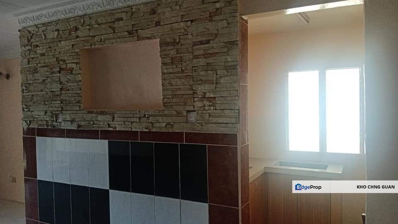 Sri Ehsan Apartment Kepong For Sale FreeHold Renovated Kitchen Cabinet , Kuala Lumpur, Kepong