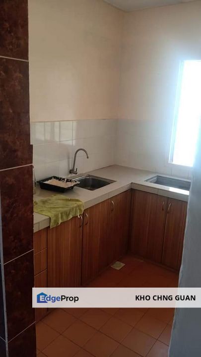 Sri Ehsan Apartment Kepong For Sale FreeHold Renovated Kitchen Cabinet , Kuala Lumpur, Kepong