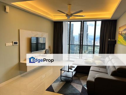 Agile Mont Kiara Fully Furnished Private Lift Lobby With KL Skyline View For Rent, Kuala Lumpur, Mont Kiara