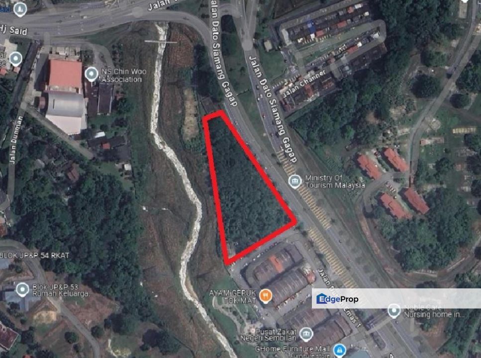 Seremban Prime Commercial Land Facing Main Road Flat Surface For Sale, Negeri Sembilan, Seremban