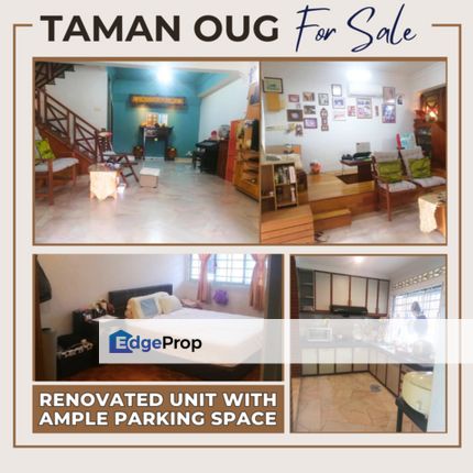 Taman OUG KL For Sale FREEHOLD RENOVATED AMPLE PARKING SPACE, Kuala Lumpur, Taman OUG