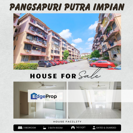 Pangsapuri Putra Impian, Taman Pinggiran Putra Seri Kembangan LOW FLOOR STRATA TITLE READY, Selangor, Puchong South