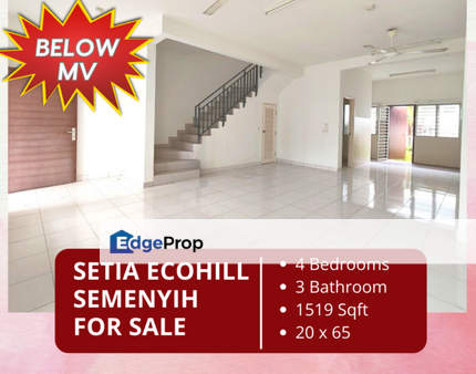 Setia Ecohill Semenyih For Sale Below Market Value, Selangor, Semenyih