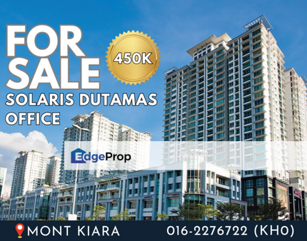 Solaris Dutamas Mont Kiara Office For Sale, Kuala Lumpur, Dutamas