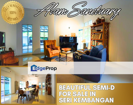 Alam Sanctuary Semi D For Sale Fully Renovated Ready To Move In, Selangor, Puchong South