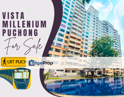 Vista Millennium Condominiums For Sale Puchong Perdana Walking Distance To LRT, Selangor, Puchong