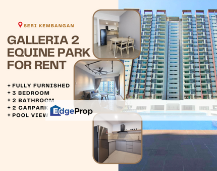 Galleria 2 @ Equine Park Seri Kembangan Well Kept with City night View , Selangor, Seri Kembangan