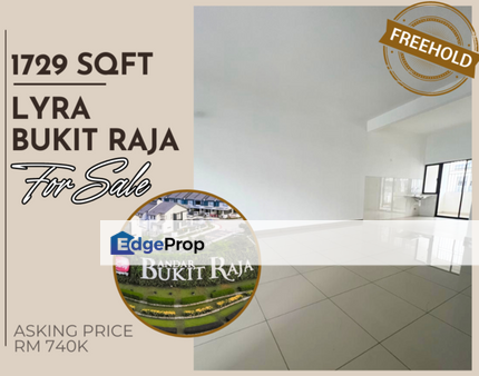 LYRA by Sime Darby For Sale Bukit Raja FREEHOLD BEAUTIFUL UNIT, Selangor, Bandar Bukit Raja