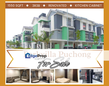 Park Villa Townhouse @  Bandar Bukit Puchong For Sale FREEHOLD RENOVATED, Selangor, Puchong