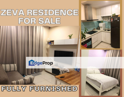 Zeva Residence Equine Park For Sale Fully Furnished Fully Renovated 2 C/Park, Selangor, Seri Kembangan