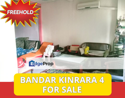 Bandar Kinrara 4 For Sale FREEHOLD FULLY EXTENDED TITLE READY, Selangor, Bandar Kinrara Puchong